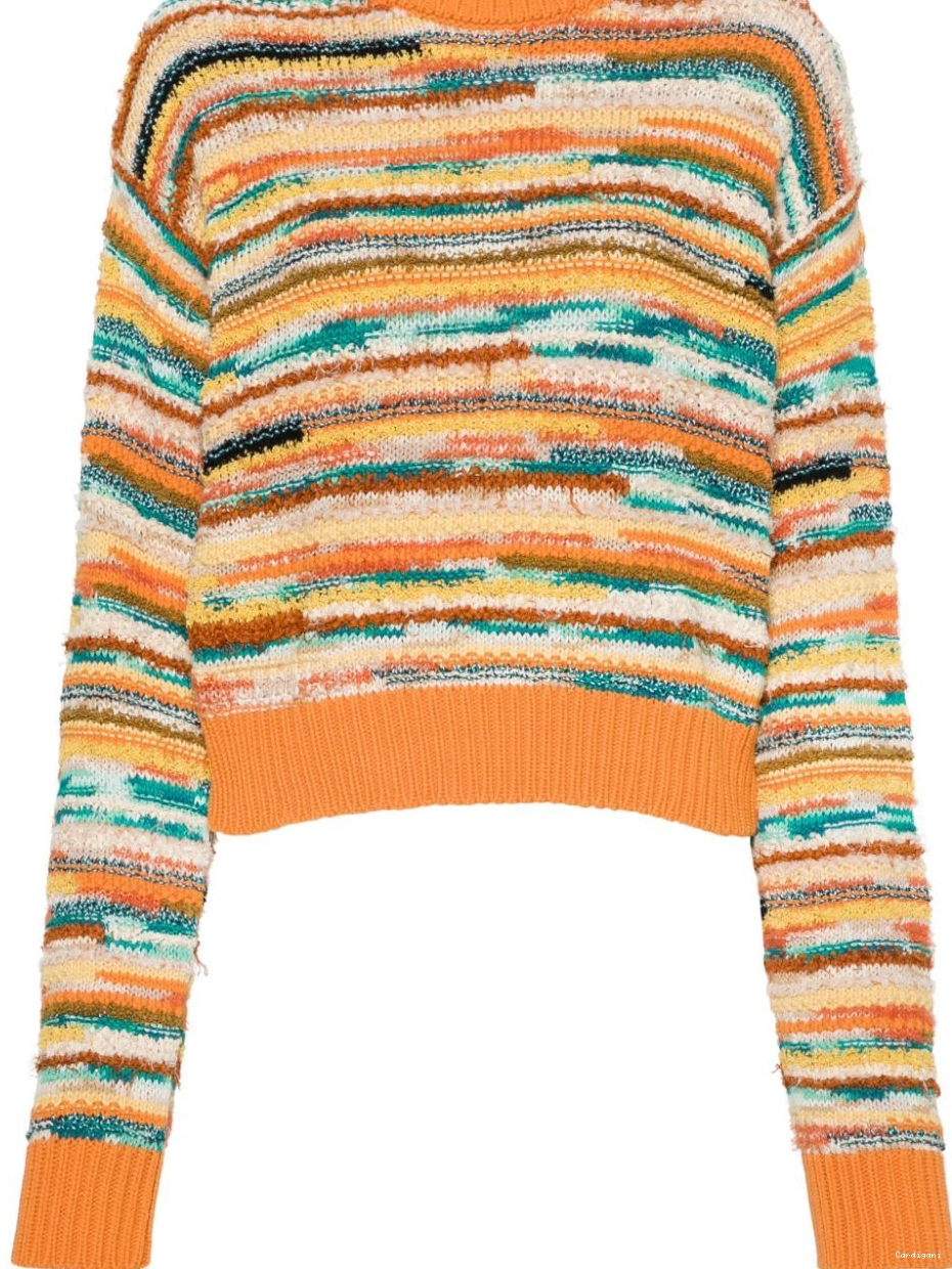 Cheap Women striped Alanui Madurai intarsia-knit jumper 0716